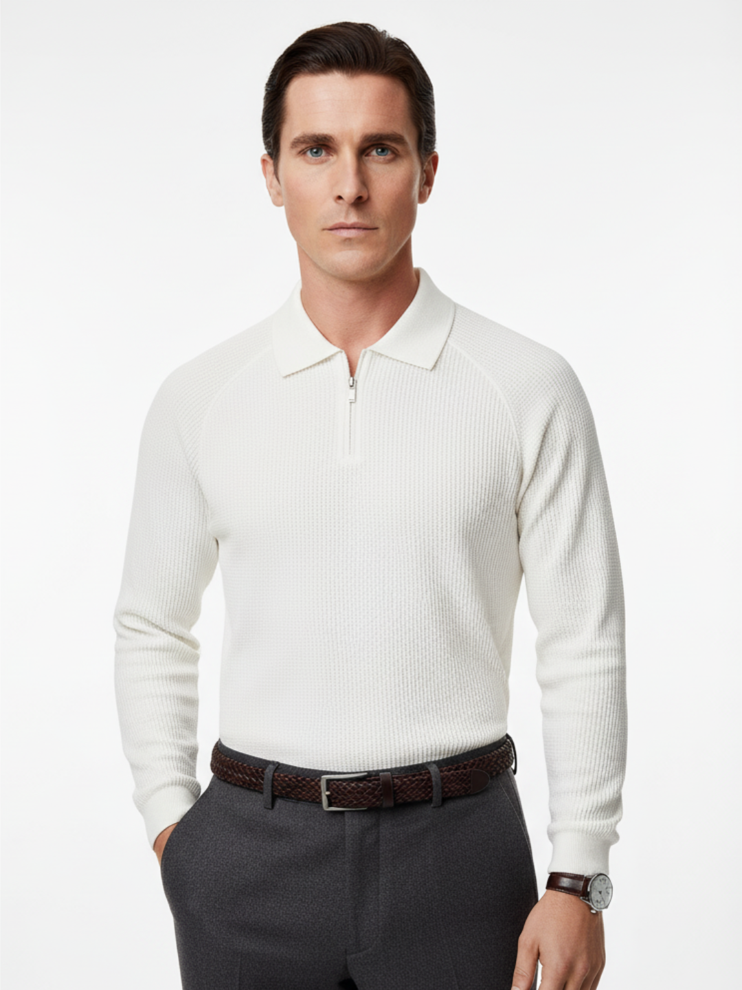 Men's Polo Knit Slim Fit