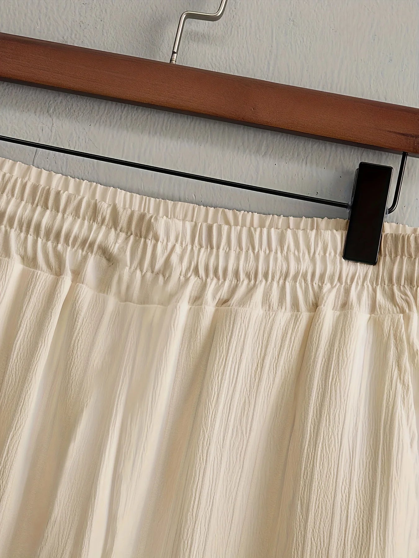 Men's Two Pieces Casual Outfit Loungewear Solid Color Textured Short Sleeve Button Down Shirt and Long Drawstring Pants