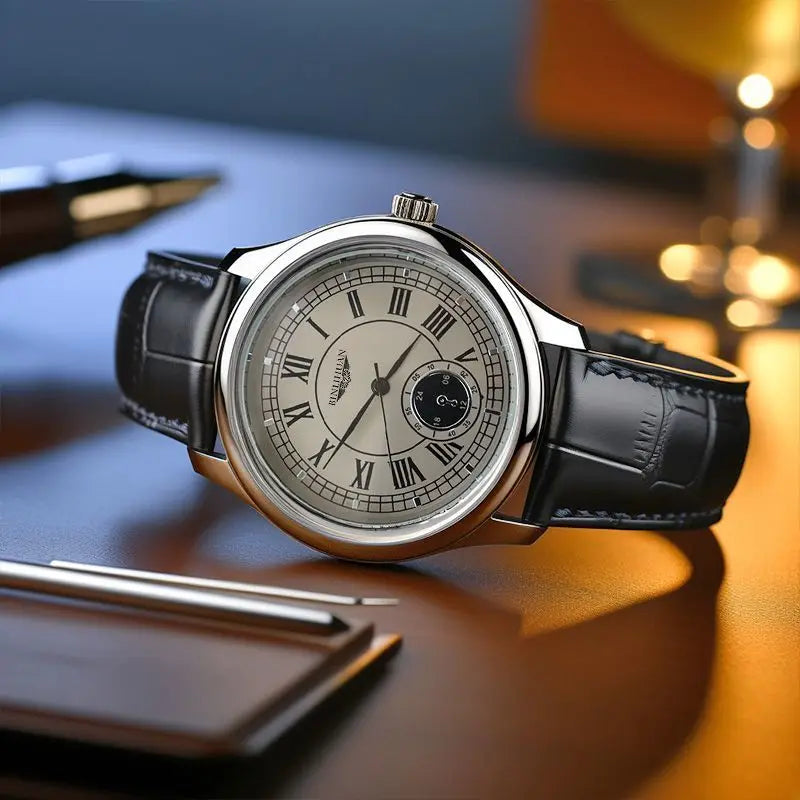 Top Brand Man Wristwatch Luxury Business Waterproof Men Watch For Men Quartz Clock Leather Men's Watches reloj Handsome 2025 New