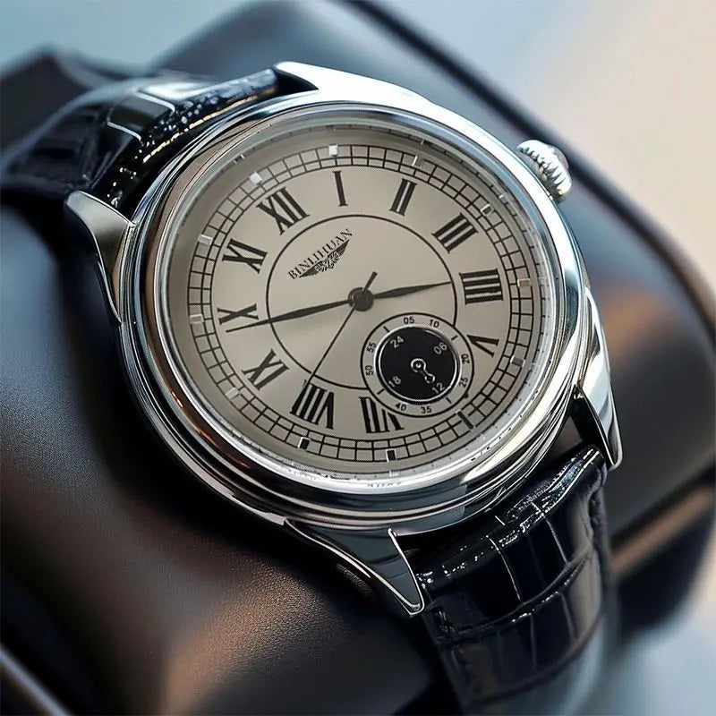 Top Brand Man Wristwatch Luxury Business Waterproof Men Watch For Men Quartz Clock Leather Men's Watches reloj Handsome 2025 New