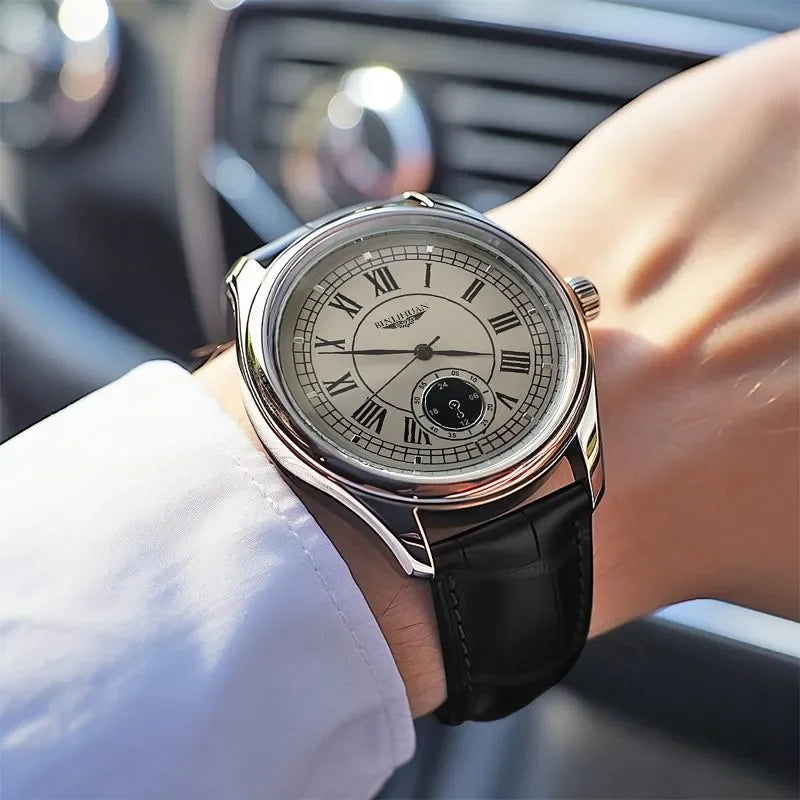 Top Brand Man Wristwatch Luxury Business Waterproof Men Watch For Men Quartz Clock Leather Men's Watches reloj Handsome 2025 New