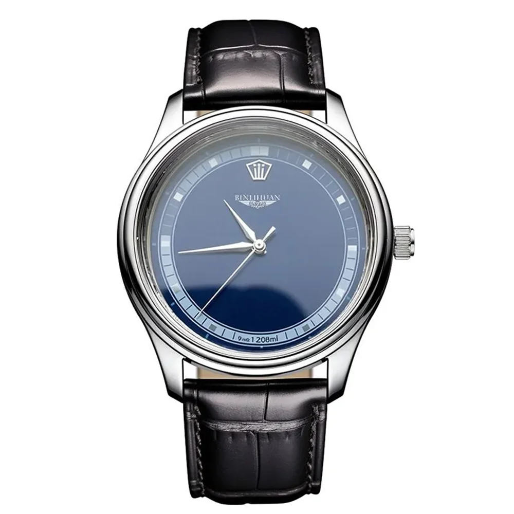 Luxury Business Men's Quartz Watch Handsome Wristwatch with Waterproof Leather Strap Top Brand New Model 2025 Quartz Watch