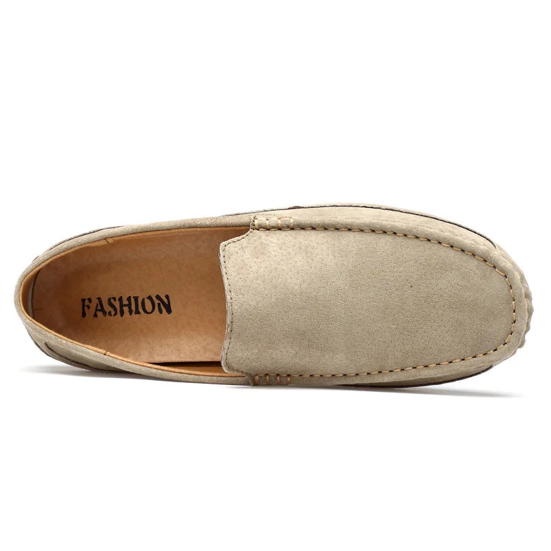 Suede Leather Man Loafers Luxury 2022 Casual Shoes For Men Boat Shoes Handmade Men Slipon Driving Shoes Male Moccasins Zapatos