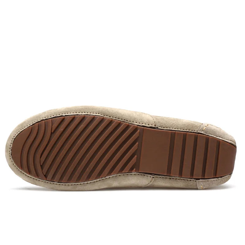Suede Leather Man Loafers Luxury 2022 Casual Shoes For Men Boat Shoes Handmade Men Slipon Driving Shoes Male Moccasins Zapatos